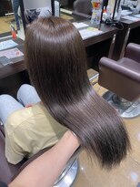 ゼスト フィーノ(ZEST fino)&nbsp;【ZEST立川 橋本姫奈】髪質改善カラーでツヤ感オリーブベージュ