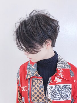アナザヘアー なんば 高島屋前店(ANAZA hair) ハンサムショート♪ネビージュ
