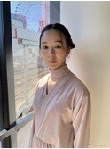 ミニウルフホワイトグレージュレイヤーカット大人ショート美髪