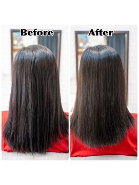 ビート(Beat) ゴワついたエイジング毛をSins式酸性ストレートでサラ艶に！