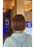 ぱつっとストレートボブ