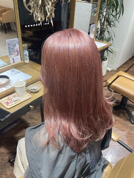 アヴァンスアンス 広島袋町店(AVANCE.ens) ダブルカラー×ピンクカラー