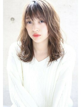 ヘアアンドメイク シークネクスト(HAIR&MAKE SeeK NEXT) 【SeeK NEXT島貫】ニュアンスカール×ミディ