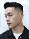 ハイライトマッシュパーマウルフアッシュブラック