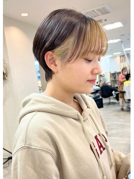 ソソ(soso) 【soso 伊勢田】丸みショート【横浜/ブリーチ】