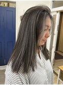 ハイライトカラー ダークアッシュグレージュ