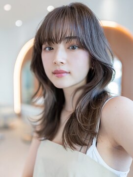 イオ 本厚木(io) 韓国レイヤーカットくびれシースルーバング似合わせカット小顔