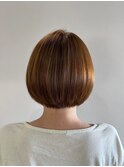大人美人ショート/40代50代60代/縮毛矯正/髪質改善白髪ぼかし