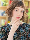 シースルーバング前下がり韓国風オン眉ボブc5川口20代30代40代