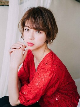 アゲート(Agate) 【錦糸町美容院Agate】プラチナベージュ×マッシュパーマj