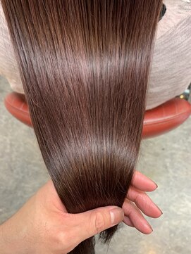 ロマンヤカタ ファース(ROMAN YAKATA fars) 髪質改善　プレミアムカラー　ピンクブラウンカラー@田代5/23