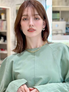 グランド(GRAND) 大人かわいいひし形ミディアムxココアブラウン