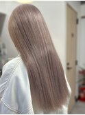20代30代40代艶感ストレートアッシュグレージュ透明感ロング