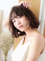 20代30代イメチェンこなれミディアンブレラカラーウェーブパーマ
