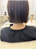@ayumi.sand ぷつっとボブ ボブ ブラウンベージュ