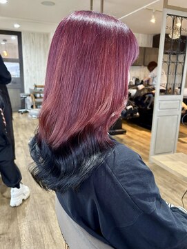 ヘブンリー(heavenly) ワインレッド/ルーツカラー/シャドウルーツ/ダブルカラー