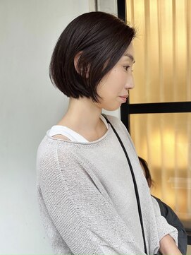 コットン(cotton) 纏まる大人ショートボブ【川野指名限定スタイル】