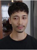大人の前髪下ろしパーマ