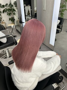 クム 横浜(qumu) 【qumu MARIKO】アッシュピンク×ケアブリーチ