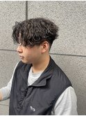 ニュアンスパーマ/曲がる縮毛矯正/メンズサロン/メンズ/眉毛