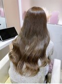 ブリーチなしダブルカラーオリーブベージュ