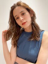 マイラ 銀座(myla)&nbsp;小顔センターパートイメチェンワイドバング美髪ホワイトブロンド