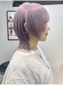 【ハイトーンウルフ】ショートウルフ ハイトーン