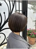 ボブ×アッシュカラー【我孫子/我孫子駅/ショート/髪質改善】