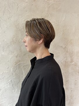 美容室 ホーム オアシス店(home) ワンカラーハイライトショート