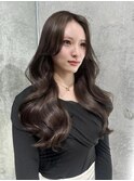髪質改善＊モカブラウンくびれヘア＊美髪【Zina博多】