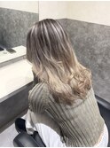 ミルクティーベージュバレイヤージュ