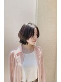 ふんわり丸みのある顎ラインレイヤーボ ブ