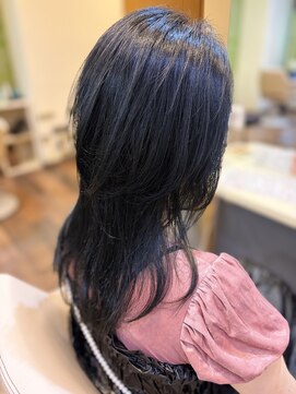 オリーブ 南森町店(Olive) 【スズキ】ロングレイヤー×ブルーブラック