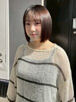 ソワンドゥブレスシエン 堀江店(soin de brace CIEN)&nbsp;韓国前髪顔周りロング×レイヤーグレージュ[堀江/髪質改善]