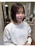 内巻きボブ