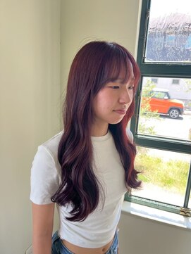 黒髪カタログ/クラゲヘアー/オリーブグレー/南草津