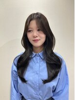 シェノン サントル(CHAINON CENTRE)&nbsp;梅田/黒髪/クラゲヘアー/オリーブグレー/小顔/ココアベージュ