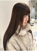 【廣川】ブリーチなしカラー/ブラウンカラー/オリーブブラウン