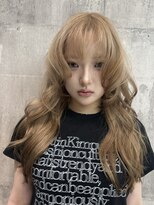 ワンズオゼ 渋谷(ONE's oze) ハイトーン/ダブルカラー/大人ガーリー/ダークアッシュ/似合わせ