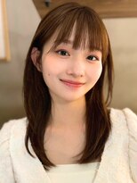 メゾンドムニ 恵比寿(Maison de MUNi)&nbsp;20代30代40代髪質改善カラーアッシュベージュ艶感ストレート