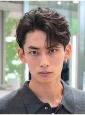 銀座シャドウパーマニュアンスパーマツーブロックメンズパーマ
