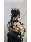 ヘアアレンジ/卒業式/着付けアレンジ