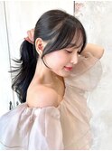 ＊20代30代40代◎小顔顔周りレイヤーカットシースルー前髪