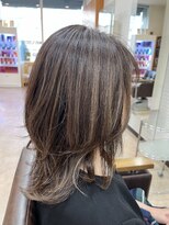 クール ヘアリズム 上田店(COOL Hair rhythm) 白髪ぼかしカラー×レイヤー