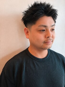 リム(RiM...) 【30代~大人男子スタイル】イケてる男のスパイキーショート