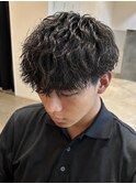 リバースセンターパート/ニュアンスパーマ/ダウンバング/MEN'S☆