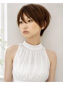大人クールショート簡単スタイリング