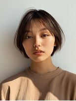 ロディーナコク 大口 新子安(rodina.coc) ダークパープル/ナチュラルショート/ミルクブラウン/夏/大口子安