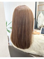 ロッカヘアエジェ(ROCCA hair eje.)&nbsp;ダークアッシュツヤミディアム×透明感ブラウン