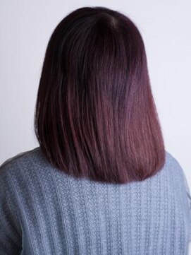 クアトロ グランシュ 川崎店(QUATRO × GranCieux) 【QUATRO】ダークパープル×グラデーション